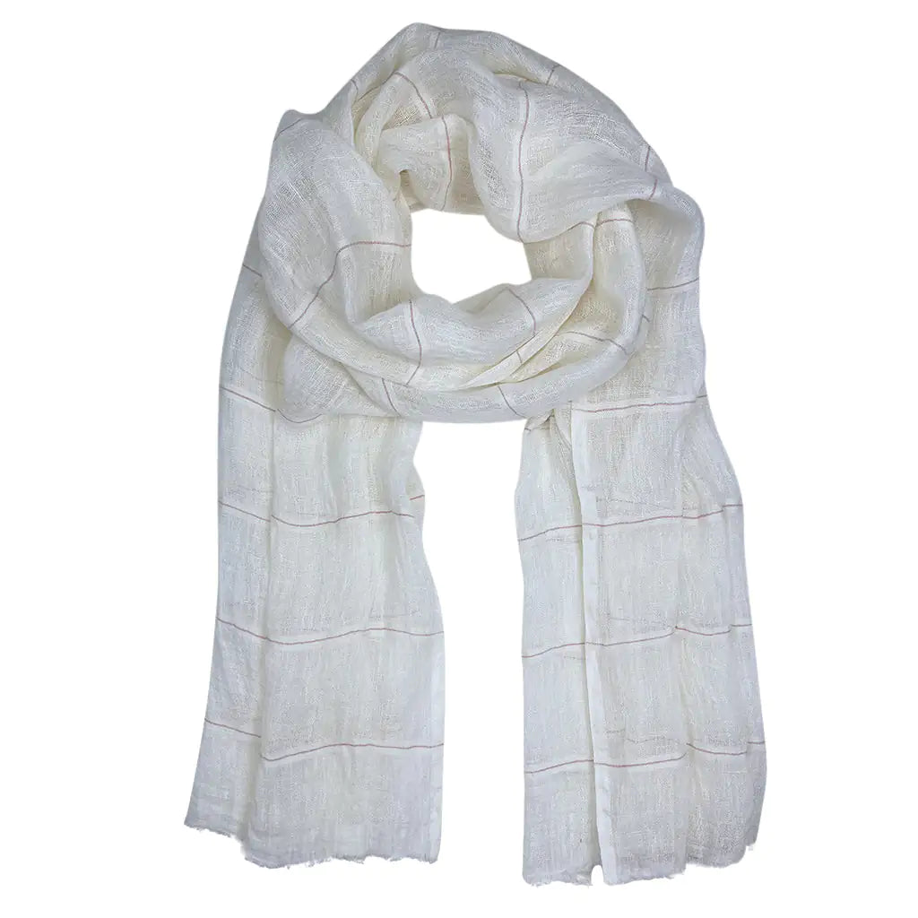 Gauze Stripe Linen Wrap