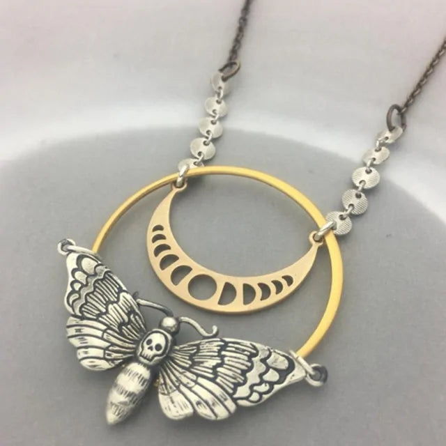 Luna Moth Necklaces