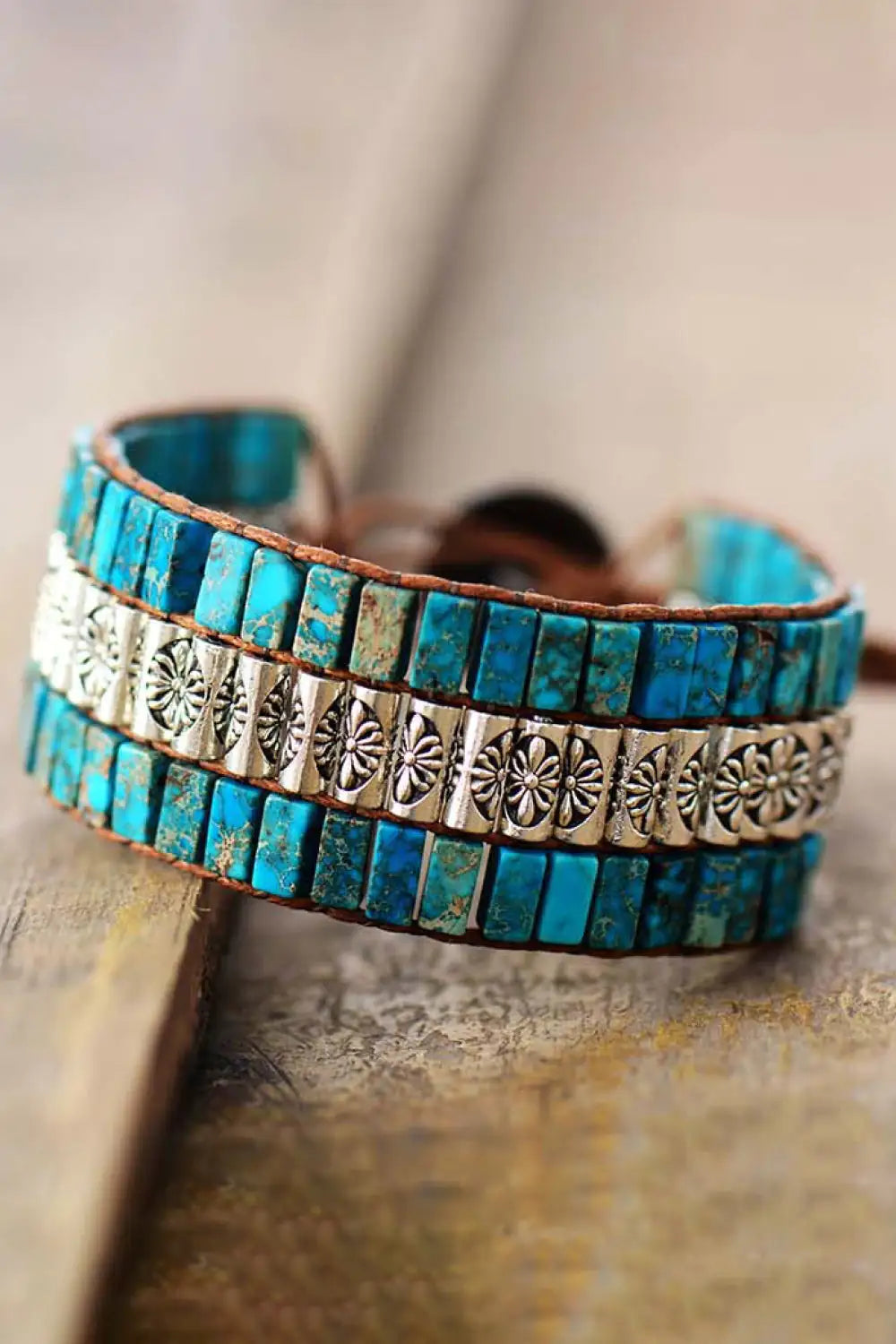 Triple Layer Stone Bracelet