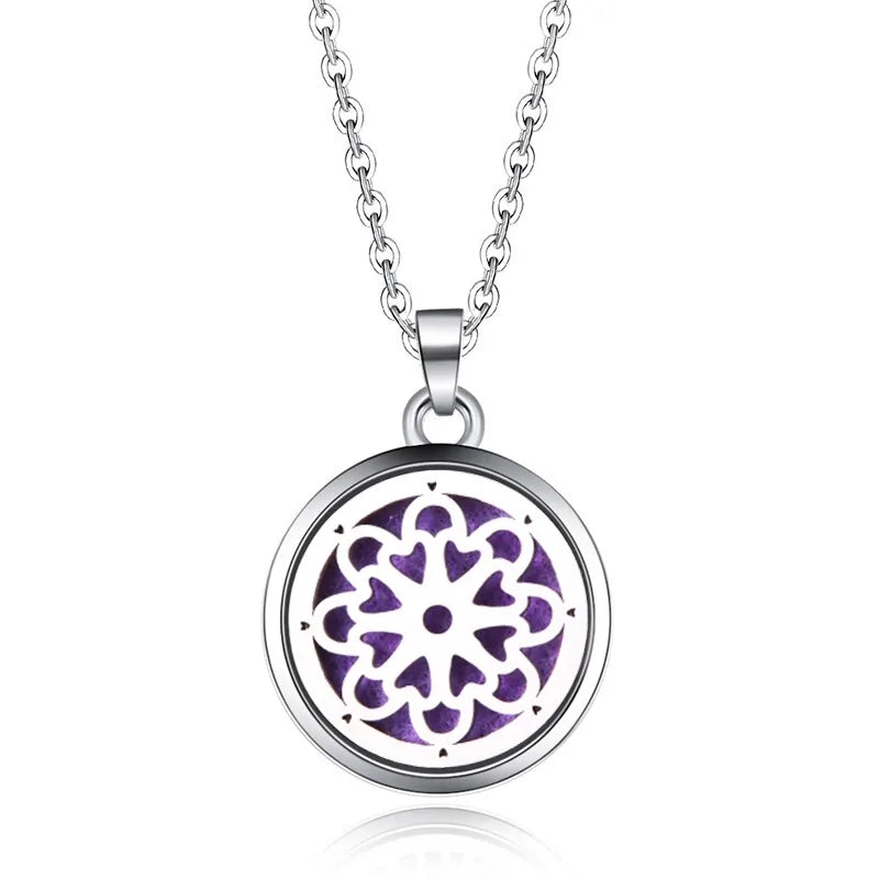 Aromatherapy Pendant Necklace Essential Oil Diffuser