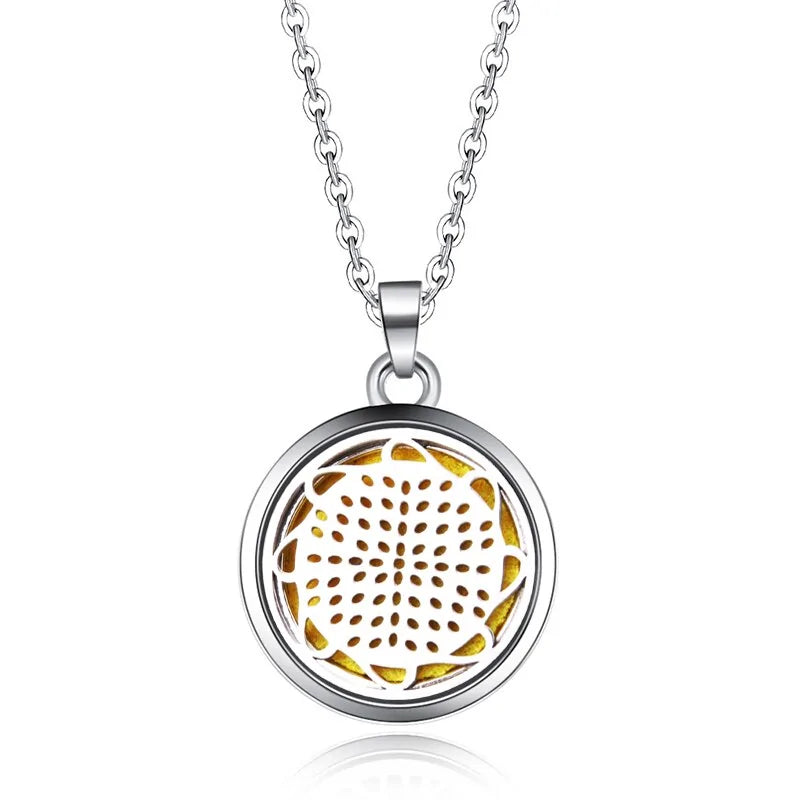 Aromatherapy Pendant Necklace Essential Oil Diffuser