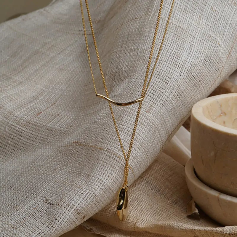 Waterdrop Irregular Necklaces Set