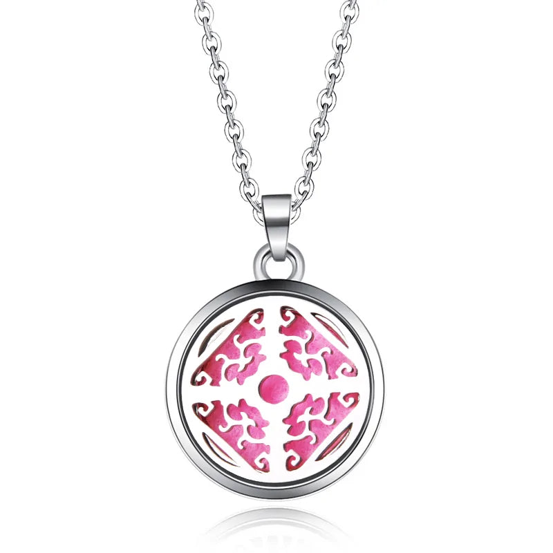 Aromatherapy Pendant Necklace Essential Oil Diffuser