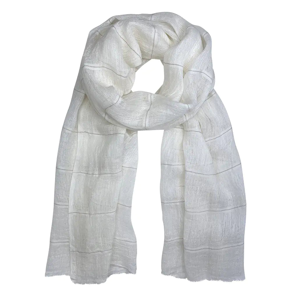 Gauze Stripe Linen Wrap