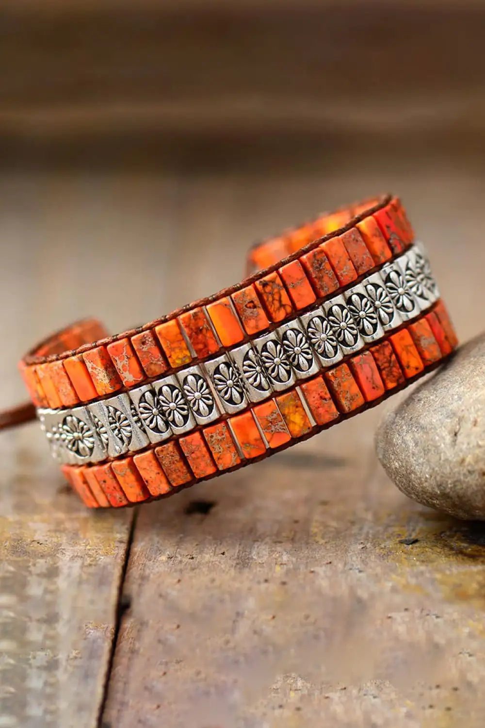 Triple Layer Stone Bracelet